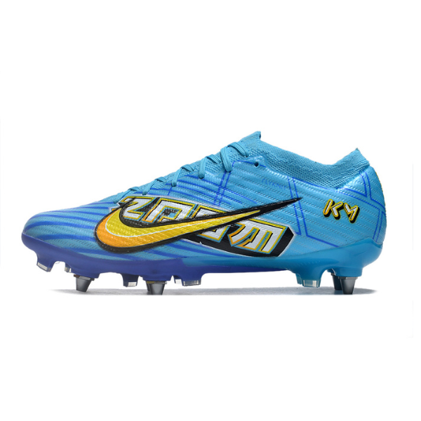 Chuteira Campo Nike Zoom Mercurial Vapor 15 Elite SG Trava Mista Mbappe Comic Pack - VENI Futebol
