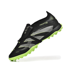 Chuteira Society TF Adidas Predator 25 Com Língua League Pack Electric Stealth Infantil