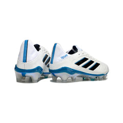 Chuteira Campo FG Adidas Copa Pure III Elite Branca e Azul