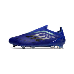 Chuteira Campo FG Adidas F50 Elite Sem Cadarço Azul