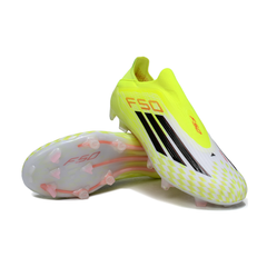 Chuteira Campo FG Adidas F50 Elite Sem Cadarço Pack Born For Goals Infantil