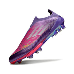 Chuteira Campo FG Adidas F50+ Elite Sem Cadarço Pack Roxo Lamine Yamal