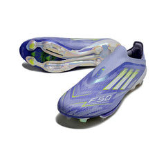Chuteira Campo FG Adidas F50+ Elite Sem Cadarço Pack Roxo Sparkfusion