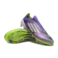Chuteira Campo FG Adidas F50 Elite Sem Cadarço Pack Radiant Blaze Infantil