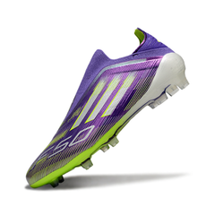 Chuteira Campo FG Adidas F50 Elite Sem Cadarço Pack Radiant Blaze Infantil