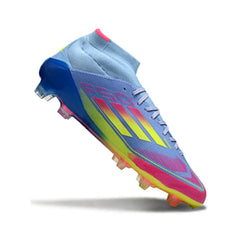 Chuteira Campo FG Adidas F50 Elite Cano Médio Pack Celestial Victory