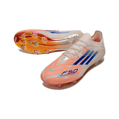 Chuteira Campo FG Adidas F50 Elite Laranja e Azul