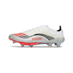 Chuteira Campo FG Adidas F50+ Elite Branca Pack Messi