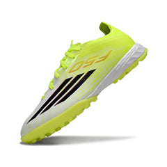 Chuteira Society TF Adidas F50 Elite Amarela e Branca
