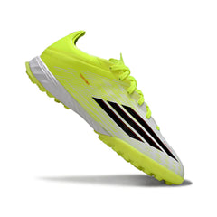 Chuteira Society TF Adidas F50 Elite Amarela e Branca