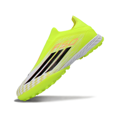Chuteira Society TF Adidas F50 Elite Sem Cadarço Pack Born For Goals Infantil
