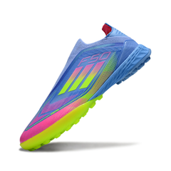 Chuteira Society TF Adidas F50 Elite Pack Celestial Victory Infantil