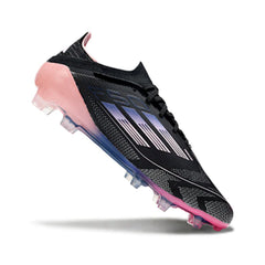 Chuteira Campo FG Adidas F50 Primeknit Elite Preta e Rosa