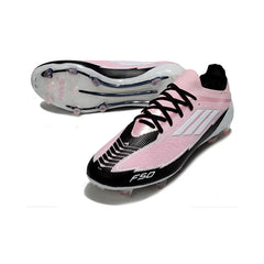 Chuteira Campo FG Adidas F50 Primeknit Elite Rosa e Preta