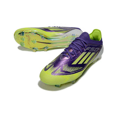 Chuteira Campo FG Adidas F50 Primeknit Elite Roxa e Verde
