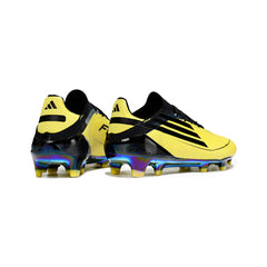 Chuteira Campo FG Adidas F50 Primeknit Elite Amarela e Preta