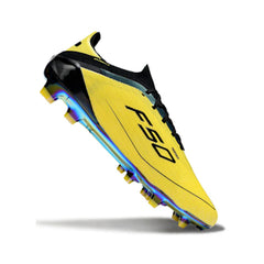 Chuteira Campo FG Adidas F50 Primeknit Elite Amarela e Preta