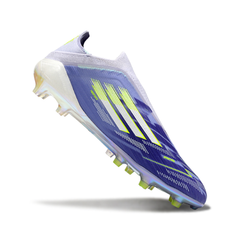 Chuteira Campo FG Adidas F50 Sparkfusion Sem Cadarço Elite Pack Radiant Blaze Infantil