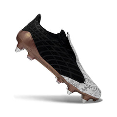 Chuteira Campo Molhado SG Adidas F50 Spider Preta, Branca e Bronze