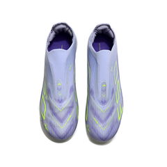 Chuteira Campo FG Adidas F50+ Elite Sem Cadarço Pack Sparkfusion Radiant Blaze Infantil