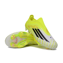 Chuteira Campo FG Adidas F50+ Elite Sem Cadarço Pack Born For Goals Infantil