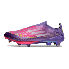 Chuteira Campo Adidas F50+ Elite Sem Cadarço FG Roxa Lamine Yamal Pack