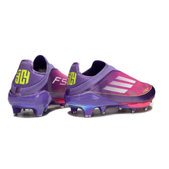 Chuteira Campo Adidas F50+ Elite Sem Cadarço FG Roxa Lamine Yamal Pack
