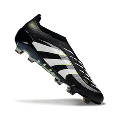 Chuteira Campo FG Adidas Predator 25 Elite Sem Cadarço Pack Preto
