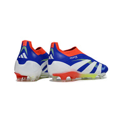 Chuteira Campo FG Adidas Predator 25 Elite Sem Cadarço Azul