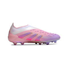 Chuteira Campo FG Adidas Predator 25 Elite Sem Cadarço Lamine Yamal Pack Infantil