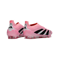Chuteira Campo FG Adidas Predator 25 Elite Sem Cadarço Pack Rosa David Beckham