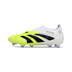 Chuteira Campo FG Adidas Predator 25 Elite Sem Cadarço Pack Radiant Blaze