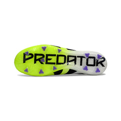 Chuteira Campo FG Adidas Predator 25 Elite Sem Cadarço Pack Radiant Blaze Infantil