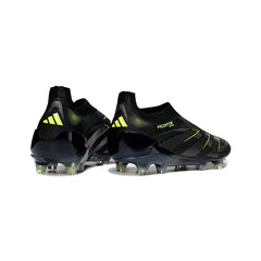 Chuteira Campo FG Adidas Predator 25 Elite Sem Cadarço Pack Stealth Electric