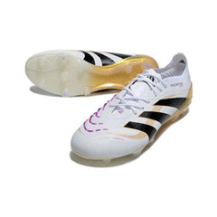 Chuteira Campo FG Adidas Predator 25 Elite Pack Road to Glory Preta e Branca