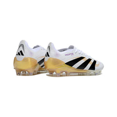 Chuteira Campo FG Adidas Predator 25 Elite Pack Road to Glory Preta e Branca