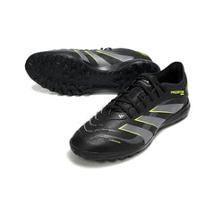 Chuteira Society TF Adidas Predator 25 Elite Pack Stealth Electric