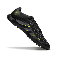 Chuteira Society TF Adidas Predator 25 Elite Pack Stealth Electric
