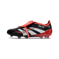Chuteira Campo FG Adidas Predator 25 Elite Com Língua Preta e Branca