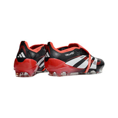 Chuteira Campo FG Adidas Predator 25 Elite Com Língua Preta e Branca