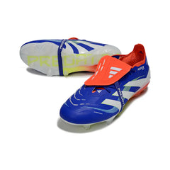 Chuteira Campo FG Adidas Predator 25 Elite Com Língua Azul