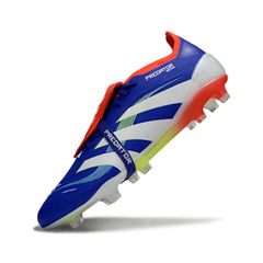 Chuteira Campo FG Adidas Predator 25 Elite Com Língua Azul