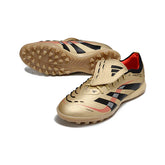 Chuteira Society TF Adidas Predator 25 Elite Com Língua Bronze