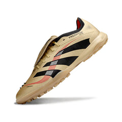 Chuteira Society TF Adidas Predator 25 Elite Com Língua Bronze