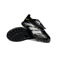 Chuteira Society TF Adidas Predator 25 Elite Com Língua Pack Electric Stealth Turf Infantil
