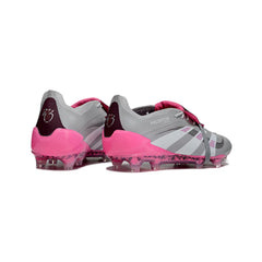 Chuteira Campo FG Adidas Predator 25 Elite Com Língua Cinza Pack Jude Bellingham