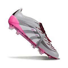 Chuteira Campo FG Adidas Predator 25 Elite Com Língua Cinza Pack Jude Bellingham