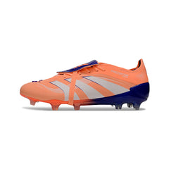Chuteira Campo FG Adidas Predator 25 Elite Com Língua Laranja