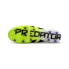 Chuteira Campo FG Adidas Predator 25 Elite Com Língua Pack Radiant Blaze Infantil