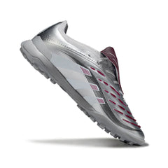 Chuteira Society TF Adidas Predator 25 Com Língua Elite Pack Bellingham Chrome
